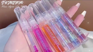 Mirror Water Lip Glaze Transparent Glass Long-lasting Moisturizing Hydrating Lip Gloss Waterproof Sweat-proof Lip Cosmetics Makeup