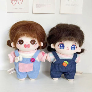 20Cm Baby Clothes Coni Rabbit & Carrot Denim Strap Set