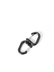 Backpacks Carabiner With 360 Degree Swivels Portable S/D Chain Hook Camping Double Hook Backpacks Buckles Camping Accessory S/M