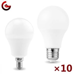 10pcs/lot LED Bulb E27 E14 20W 18W 15W 12W 9W 6W 3W Lampada LED Light AC 220V Spotlight Lighting Cold/Warm White Lamp