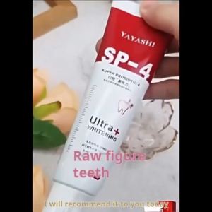 Probiotic Whitening SP-4 Toothpaste Teeth Whitening for Fresh Breath and Deep Clean Tartar Remover Fresh Breath Anti-Bacterial At Anti-Cavity Family Size Toothpaste Cares for Oral Health