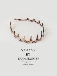 Womens Sporty Anti-slip Wave Hairband Face Washing Headband High Forehead Pressing Hair Band Korean Style Fashion Accessory