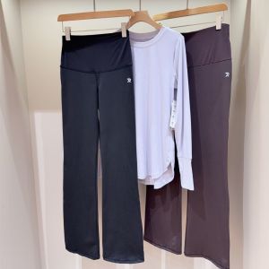 Slimming High Waist Flared Pants Womens Casual Sports Yoga Long Trousers XHaoo German Style Pure Color Versatile Comfortable