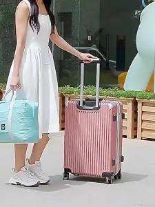 Túi Xách Du Lịch Chống Thấm Nước Dung Tích Lớn Dành Cho Nữ Túi Đeo Vai Máy Bay Gấp Gọn Túi Đựng Hành Lý Polyester Hình Chữ Nhật