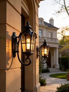 GAOBIGEGE | Retro Solar Waterproof Outdoor Wall Lamp