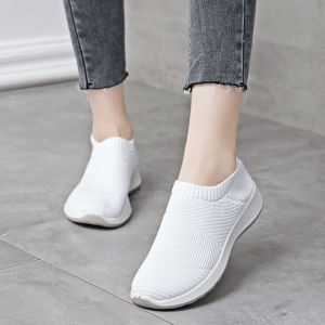 COD Fashion Fly Woven White Rubber Nursing Shoes: A Comfortable & Stylish Choice