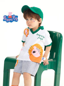 Peppa Pig | Summer Children Set Short Sleeve Polo Shirt Shorts