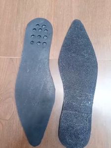 Outsole Sol Potong Sepatu Wanita Pasir Hak Hitam