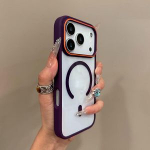 Transparent Magsasfe Phone Case for IPhone 17 Air 16 15 14 13 12 11 Pro Max Bumper Shockproof Magnet Wireless Charge Cover