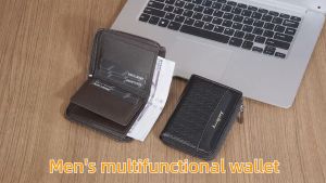 BAELLERRY D3049 Dompet Pria Lipat RFID Protect Bahan Kulit PU Leather Premium BAEOS