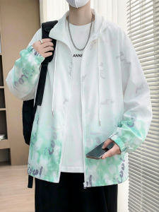 ZUOFEILI | Cool and Breathable Gradient Color Jacket for Men Youth