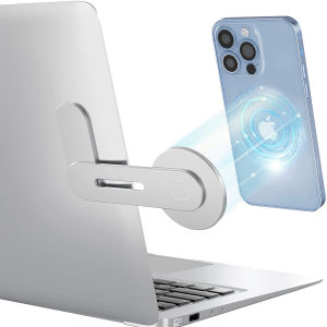 MagSafe ขาตั้งข้างจอแล็ปท็อปปรับได้ที่วางโทรศัพท์สำหรับ iPhone 14/13/12 Series และโทรศัพท์ใหม่ ให้ลดคอมพิวเตอร์ของคุณ