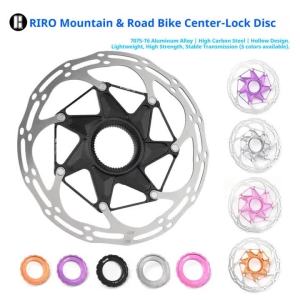 Bicycle Center Lock Rotor 140mm/160mm Hollow Heat Dissipation Wind Breaking for Road Mountain Bike Disc Brake Accessories