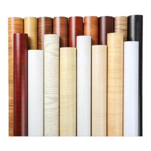 XIANXIANWUFANG | Thick Wood Grain Furniture Stickers Roll