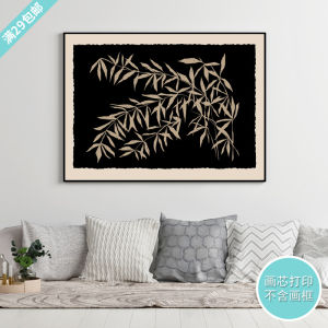 ภาพตกแต่งดอกไม้ Abstrak สไตล์นอร์ดิกเรียบง่าย ภาพวาดห้องนอนบ้านพักช่วงวันหยุด ภาพวาดไม่มีกรอบ ภาพวาดฝ้าสีน้ำมันบนผ้าฝ้าย