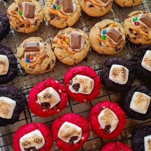 Biskut Tarik Malaysian Style Marshmallow Soft Cookies