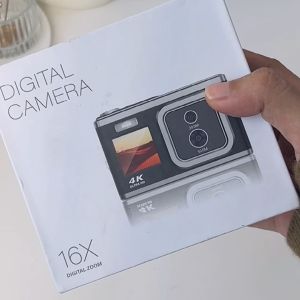 BLANZAVA CAM HIKA3D 4K Digital Camera Original Kamera Pocket 50+30 MP Dual Lenses 16X Digital Zoom