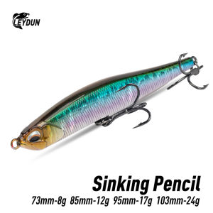 Sinking Pencil Fishing Lures Hard Baits 73mm 85mm 95mm 103mm Artificial Wobblers Baits Sea Bass Fishing Tackle Lures