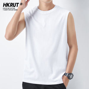 HKRUT | Cotton Basketball Sport Sleeveless Round Neck T-shirt