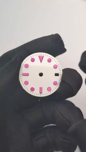 NH35 Watch Dial Hour Markers 4 Colors Purple Black Pink Yellow Metal Dial index Replacement Watch index Mod Parts Compatible