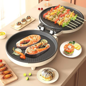 Vermax Electric Baking Pan Non Stick 1200w High Power Multifunction Electric Grill Pizza Pan Multi use for making Pizza Grilled Wings Steak
