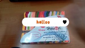 Benang Sulam Hakatori 50 Ikat / Benang Bordir 50 gulung warna / Emroidery Thread