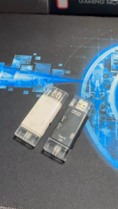 Đầu Đọc Thẻ Nhớ OTG Đa Năng 4 Trong 1 - Hỗ Trợ USB Type-C Micro USB TF/SD Card Cho Android & PC