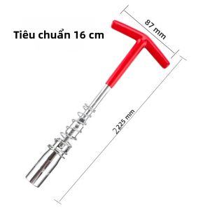 16mm/21mm Tay Cầm Chữ T Dụng Cụ Tháo Bugi Xoay 360 Độ Ổ Cắm Bằng Thép Không Gỉ Công Cụ Sửa Chữa Ô Tô Dùng Cho Vật Liệu Phi Kim Loại