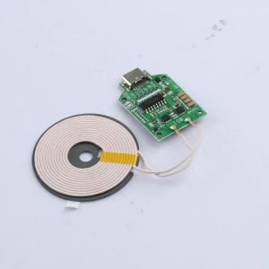 Gaqqee | Mô-đun Sạc Không Dây Công Suất Cao 15W Với Cổng Type-C Đầu Vào DC 5V/9V/12V Màn Hình Bật Lên Dành Cho Điện Thoại Di Động
