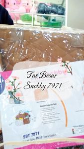 SNOBBY TAS BAYI BESAR SAKU MOTIF FREYA SERIES - SBT7971