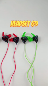 G9 3.5mm Wired Gaming Headset Bass Stereo Gamer Earphone Noise Cancelling Earbuds With Dual Mic