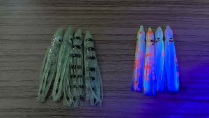 fishingfans | Mồi Câu Bạch Tuộc Mềm PVC Phát Sáng Chân Váy 6-20cm Mồi Câu Mực Cho Câu Cá Biển Sông Hồ Câu Kéo Có Tính Năng Phát Sáng