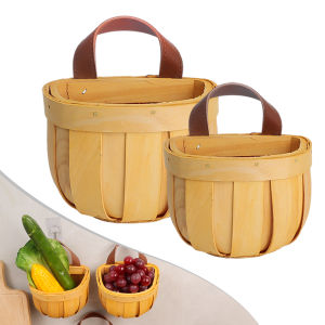 【On Sale】Kitchen Organizer Rack Wall Mounted Storage Holder Fruit Basket Hanging Vegetable Shelf Racks