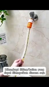 Sambungan Keran Air Konektor Selang Air Wastafel Kamar Mandi Fleksibel Konektor Keran Air Anti Splash HHG