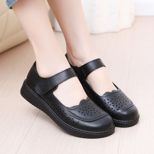 CHMOZYF Novelty flat shoes woman quality leather mary janes trotters flats ankle loafers women
