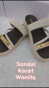NEW!!! Sandal Tali Karet Gladiator Import  Wanita Premium W2118  Import Sandal Wanita Kasual Karet  (+Box) Import