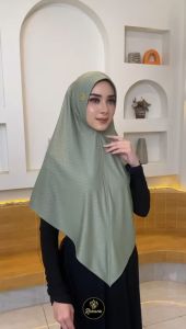 Jilbab Instan Jumbo Eldira Bahan Jersey Skin Fish By Delisa Collection