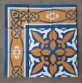 Ubin / tegel lantai klasik motif ukuran 20x20. 