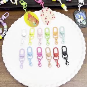 5-30pcs Colorful Metal Snap Lobster Clasp Hooks Buckle Connector for DIY Jewelry Making Key Chain Bags Pendants Accessories