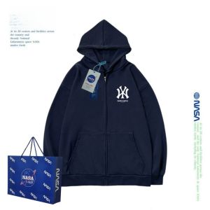 Áo Khoác Cardigan Nỉ Dày Có Mũ Trùm Đầu NASA Cho Nữ Áo Khoác Ngoài Thường Ngày Mùa Thu Đông Áo Khoác Ngoài Có Khóa Kéo Áo Khoác Ngoài Phong Cách Mỹ