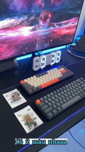 Bàn Phím Cơ Bluetooth Không Dây K68BT Trục Cơ Red Switch Gõ Cực Đã Thiết Kế Nhỏ Gọn Có Hotswap Có Thể Custom Kết Nối Máy Tính / Điện Thoại / Tablet