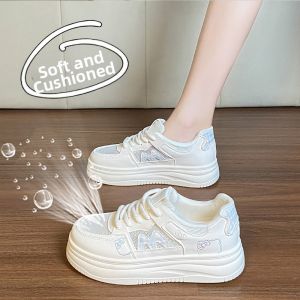 Cute KT Cat Design Girls Breathable Casual Sneakers