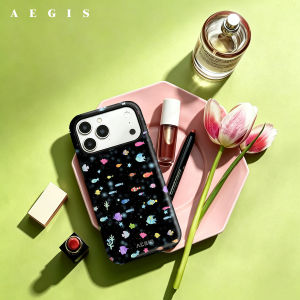 Potdemiel | Dark Mandala Tile Double Layer Hard Shell for iPhone 17 16 15 14 Plus 13 Pro Max Anti-Drop Shockproof PC Case