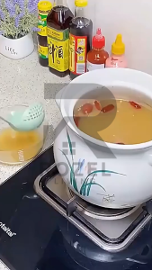 ROZEL Centong Sayur 2in1 Sendok Sayur Saringan / Centong Sayur Sup Multifungsi Peniris Kuah Sop Sendok Centong Irus Sayur Plastik