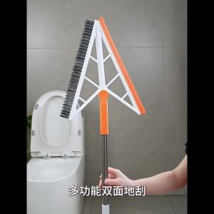 New multifunctional magic broom for home use silicone floor scraper for bathroom floor sweeping and water wiping tool for bathroom
