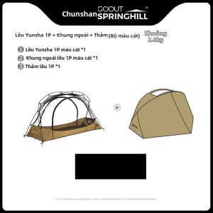goout springhill | Lều Giường Đơn Chống Muỗi Siêu Nhẹ