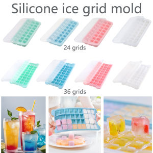 1PC Food Grade Silicone Ice Grid Mold Homemade Ice Cube Box For Infants And Young Children DIY At Home Refreshing And Delicious