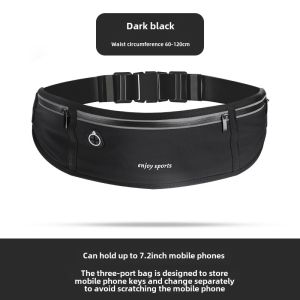 Sports Waist Bag Mens and Womens 2024 Running Phone Bag Outdoor Morning Running Kits Working Cash Register Waist Bag