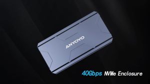 Anyoyo 40Gbps M.2 NVMe SSD Enclosure  SSD Enclosure for USB4.0/3.2/3.1/3.0/2.0 USB C Enclosure Compatible with Thunderbolt 3/4 Devices Support 2280 M&B+M-Key