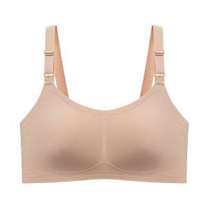 MiiOW | Maternity Nursing Underwear 7A Grade Antibacterial Postpartum Breastfeeding Gathered Large Size Bra For Pregnant Women